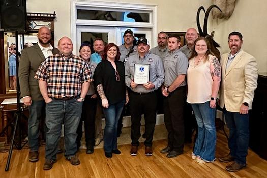 Our service won EMS of the Year for Region 8 2024
