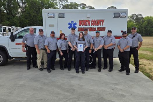 Our service won EMS of the Year for Region 8 2024
